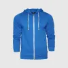 Pacific Blue Fleece Zip Hoodie sold by True Classic