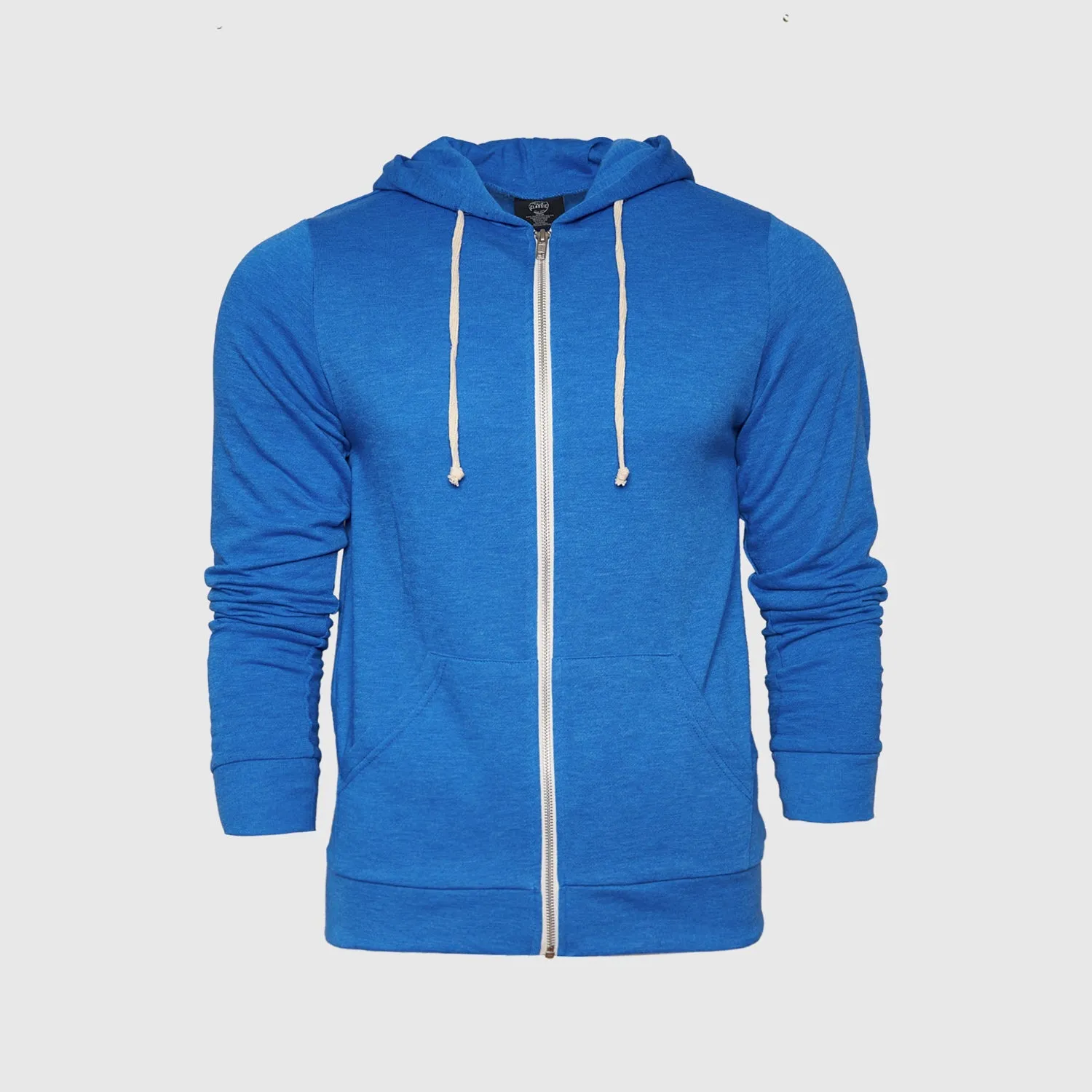 Pacific Blue Fleece Zip Hoodie sold by True Classic product image thumbnail 2