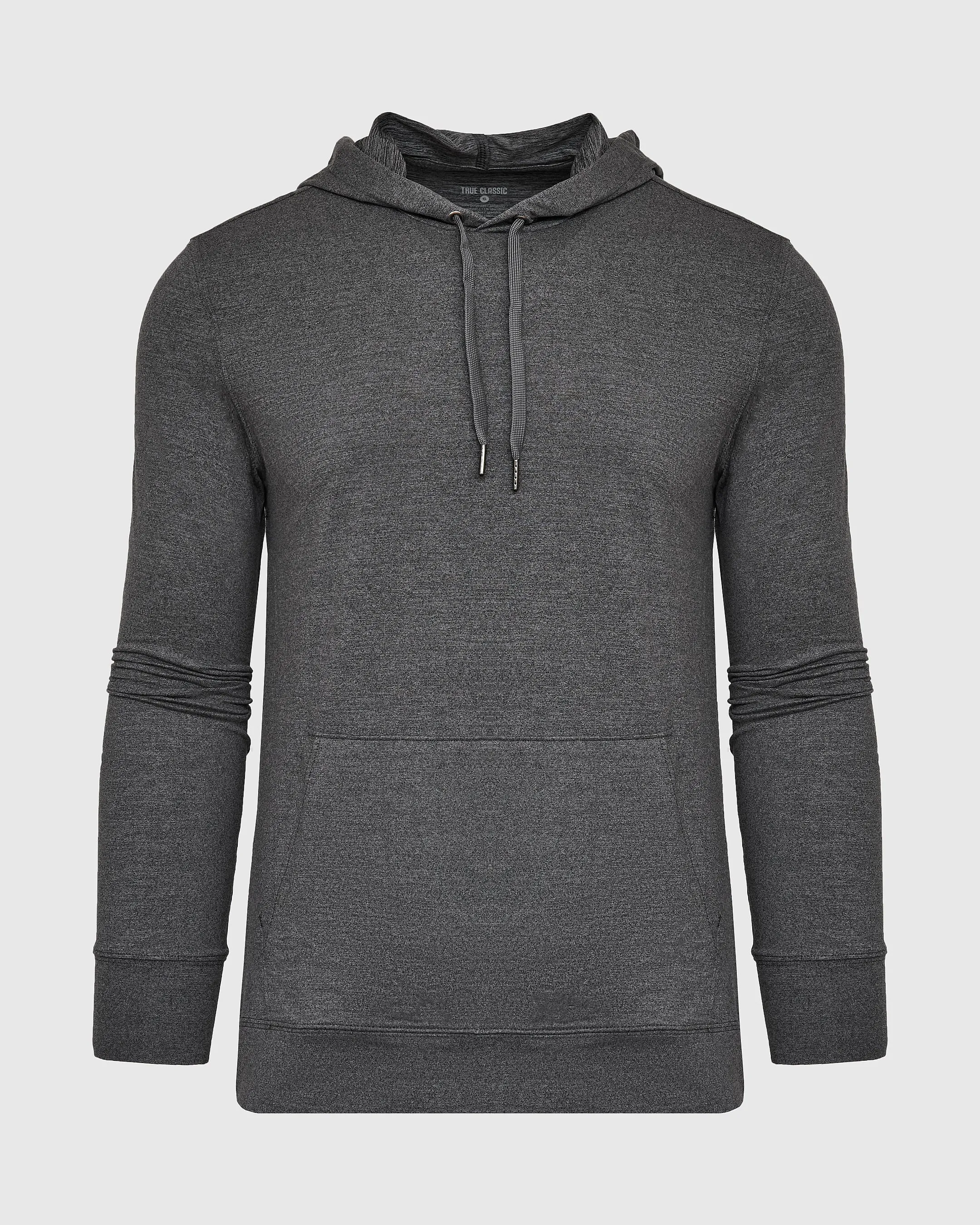Charcoal Heather Active Comfort Pullover Hoodie sold by True Classic product image thumbnail 2