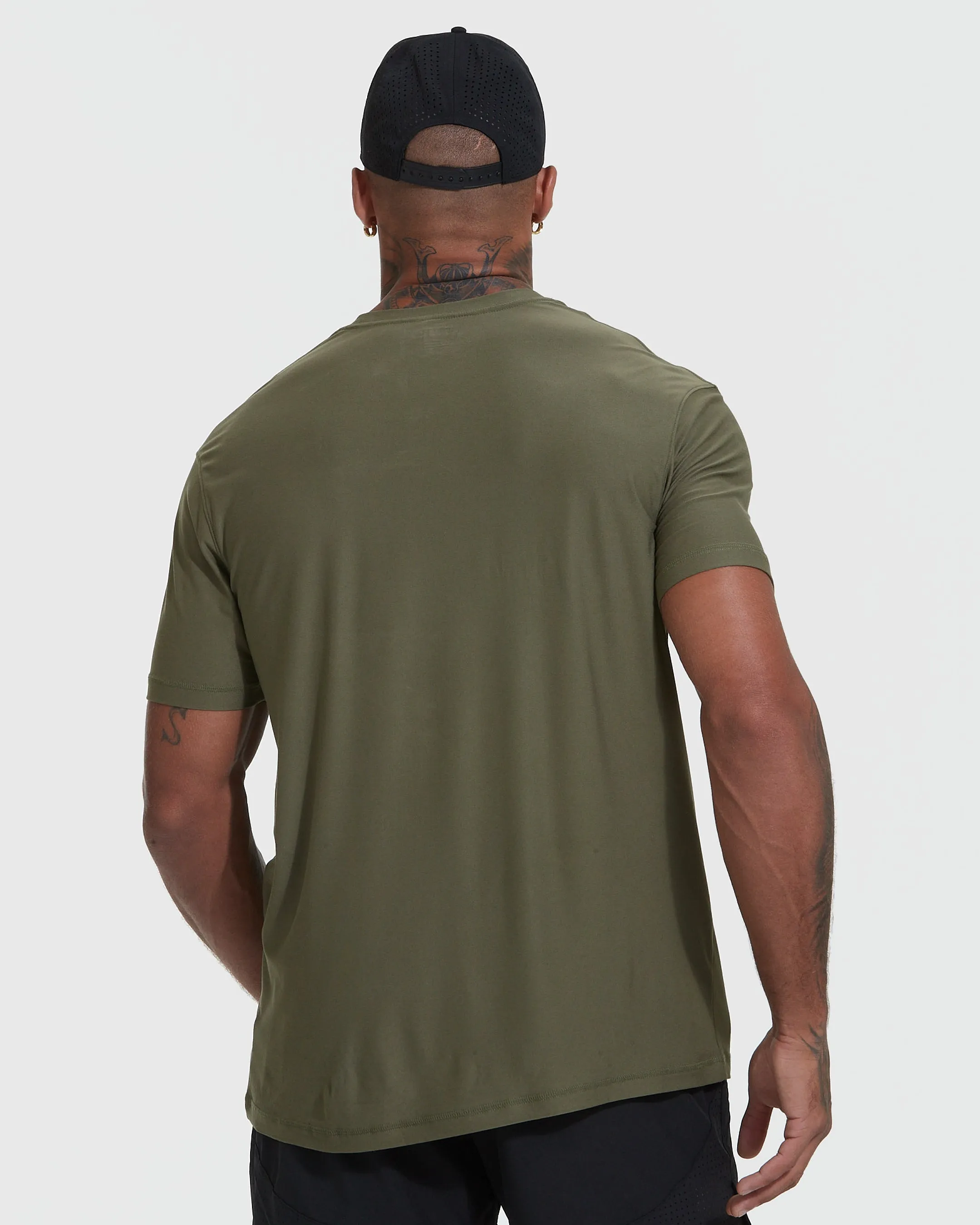Military Green Active Crew Neck Tee sold by True Classic product image thumbnail 4