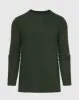 Dark Olive Waffle Long Sleeve Henley sold by True Classic
