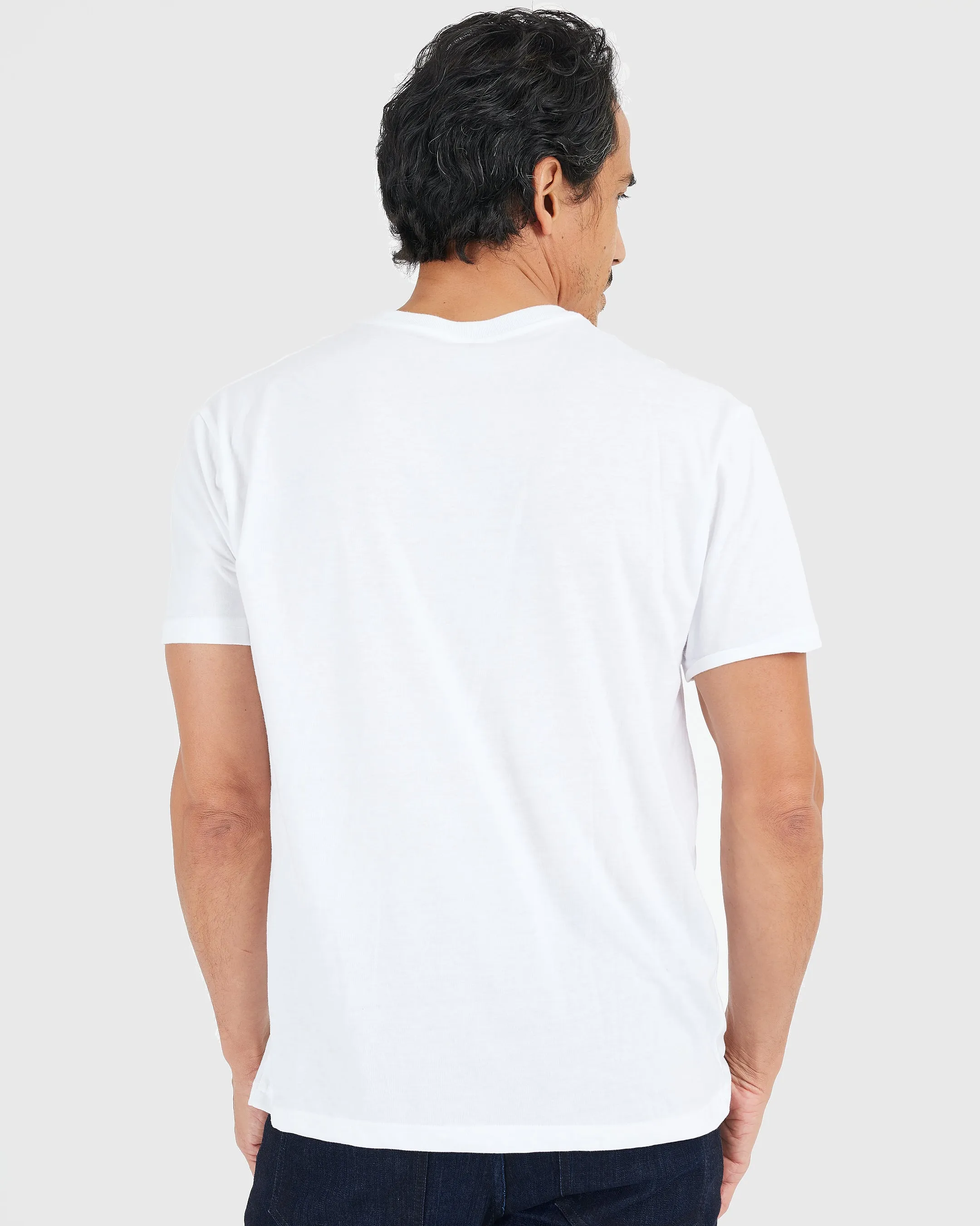 White Classic Crew Neck sold by True Classic product image thumbnail 4