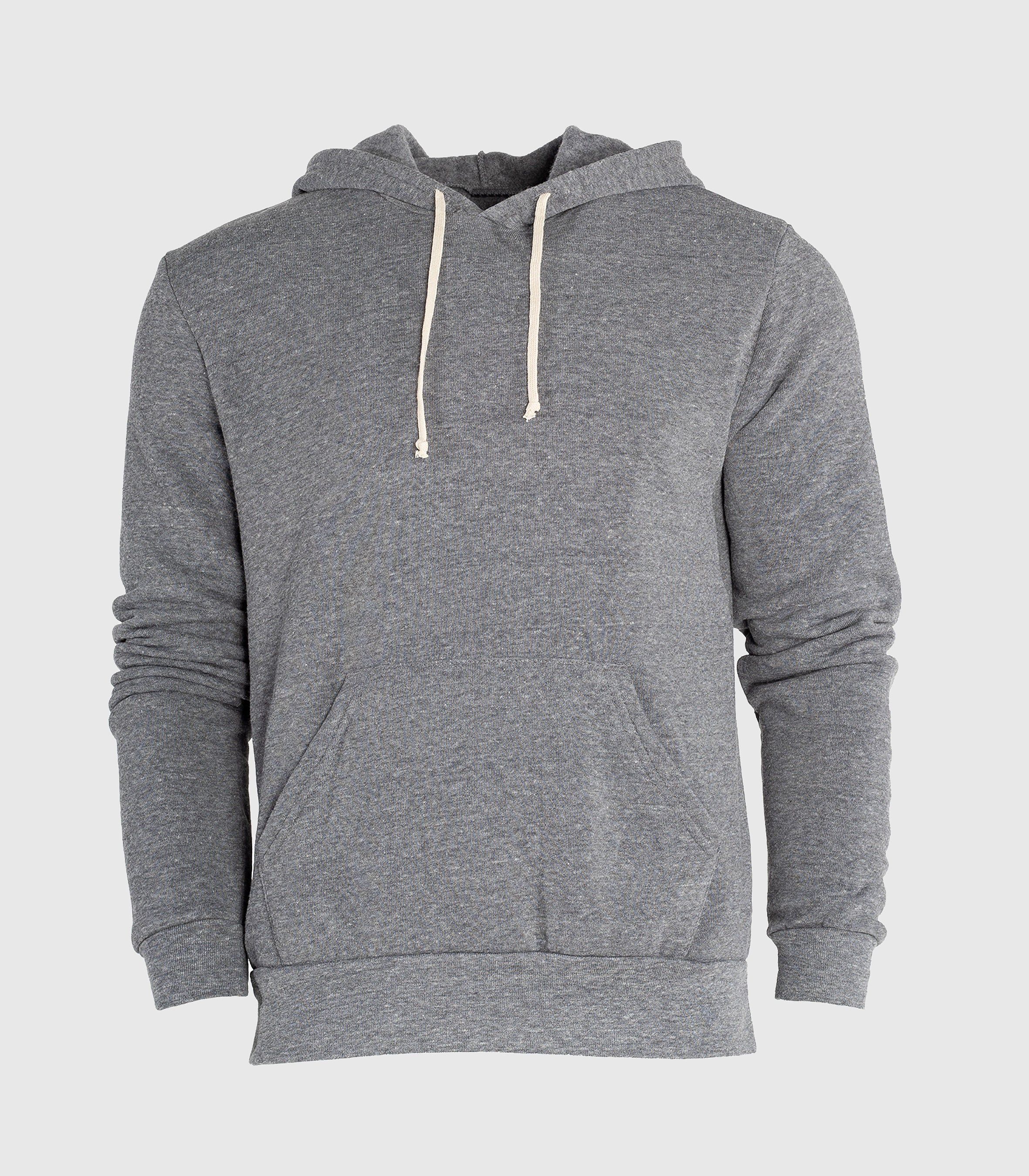 Gray Fleece Pull Over Hoodie sold by True Classic product image thumbnail 2