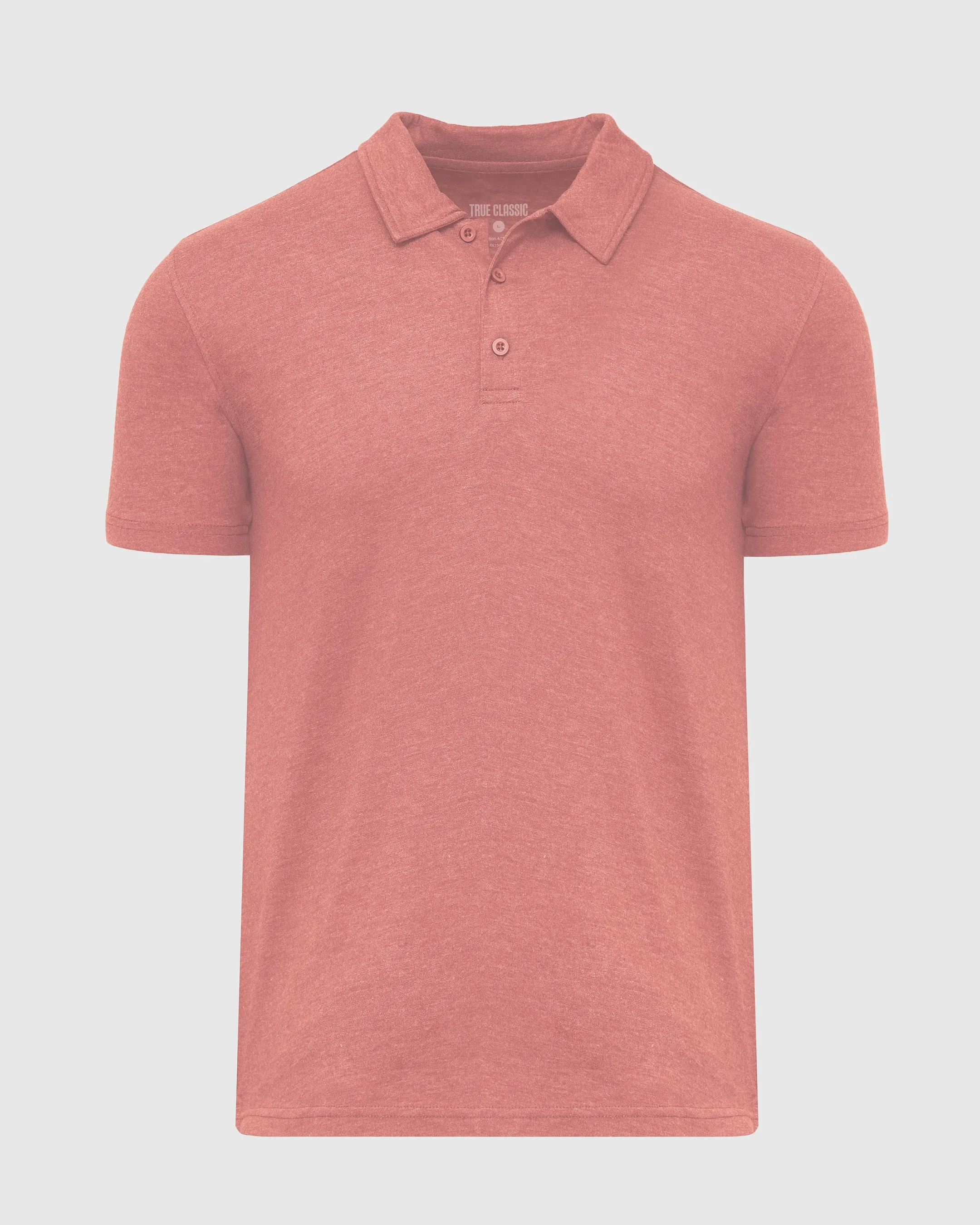 Heather Cayenne Classic Polo sold by True Classic product image thumbnail 2