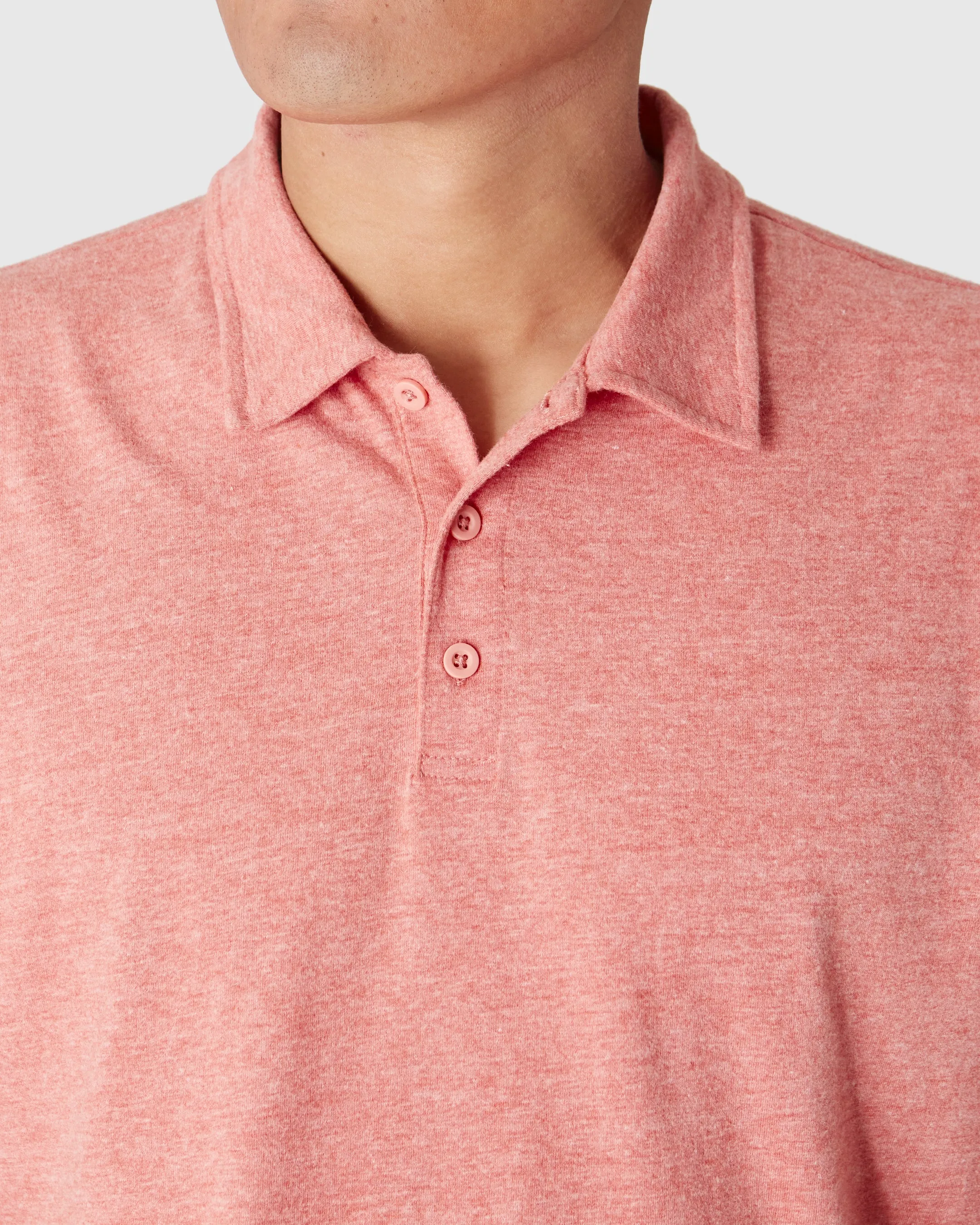 Heather Cayenne Classic Polo sold by True Classic product image thumbnail 5