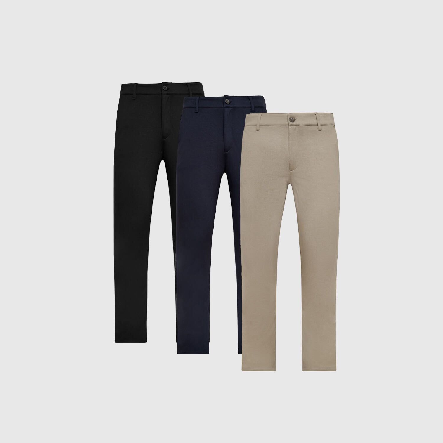 Neutral Chino Pants 3-Pack sold by True Classic