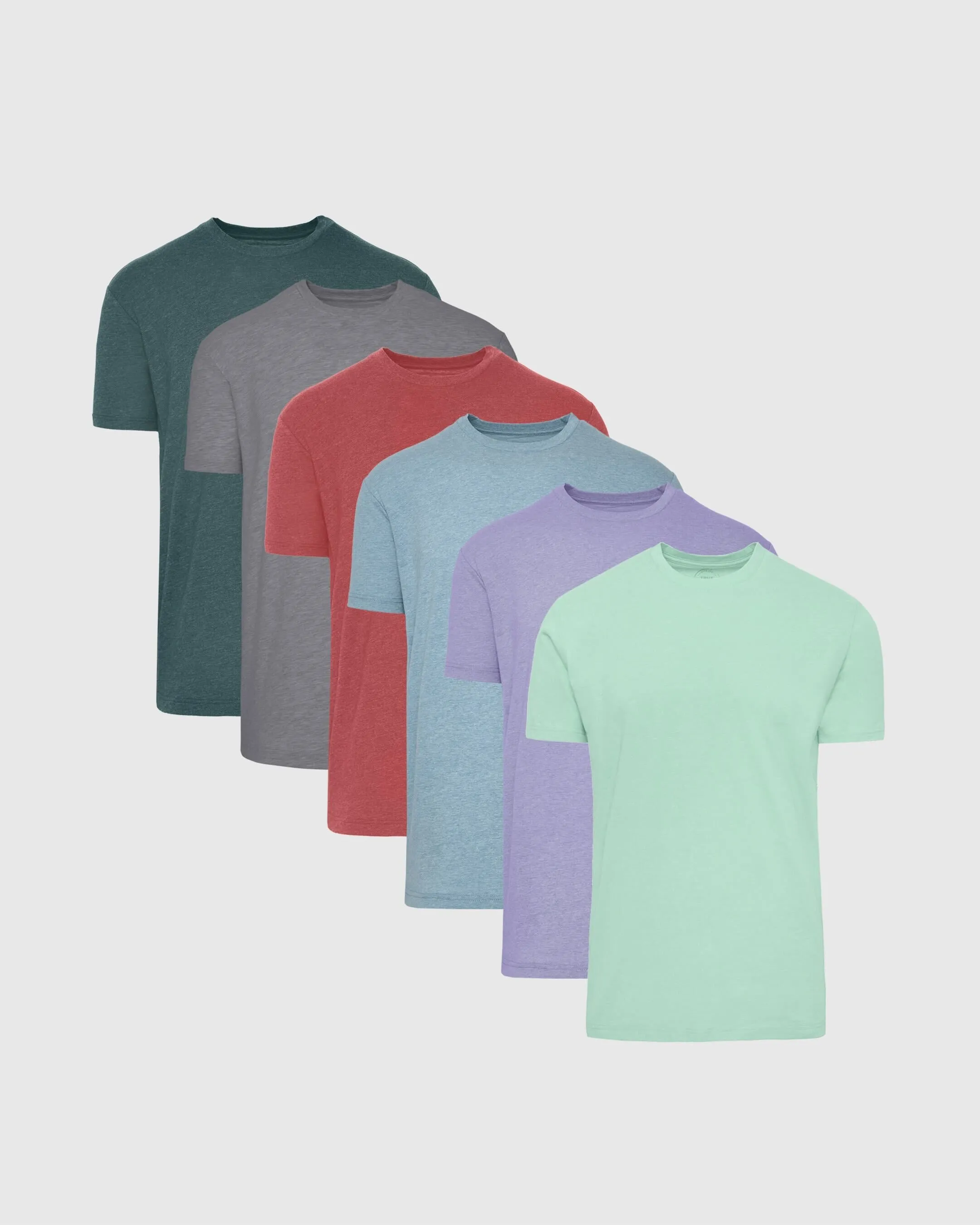 Fresh Frontiers Classic Short Sleeve Crew Neck T-Shirt 6-Pack sold by True Classic