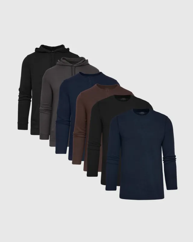 Cozy Winter Waffle 6-Pack sold by True Classic