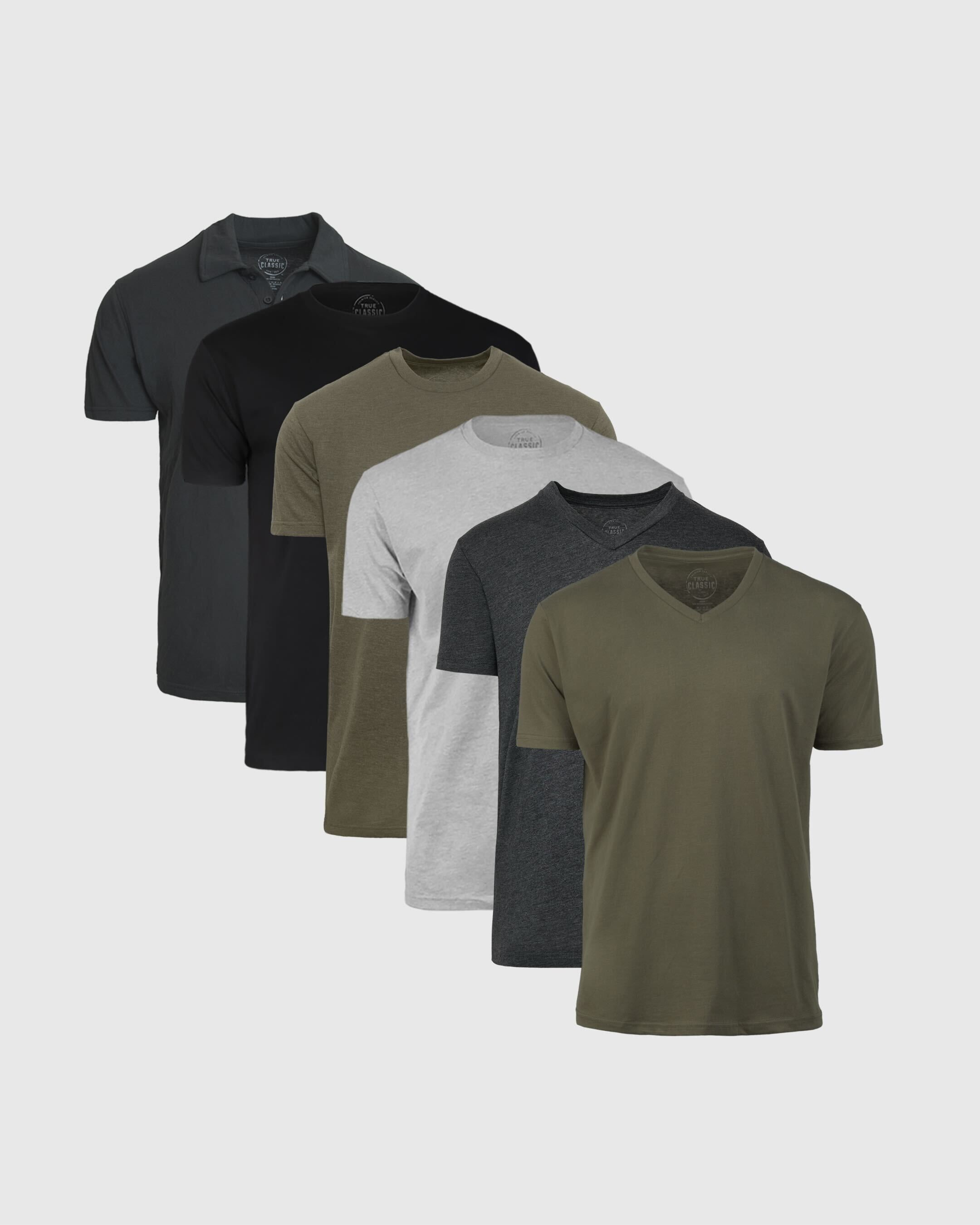 Military Greens Short Sleeve 6-Pack sold by True Classic