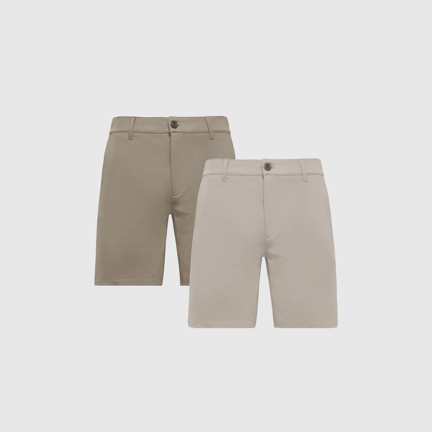 9.5" Neutral Chino Shorts 2-Pack sold by True Classic
