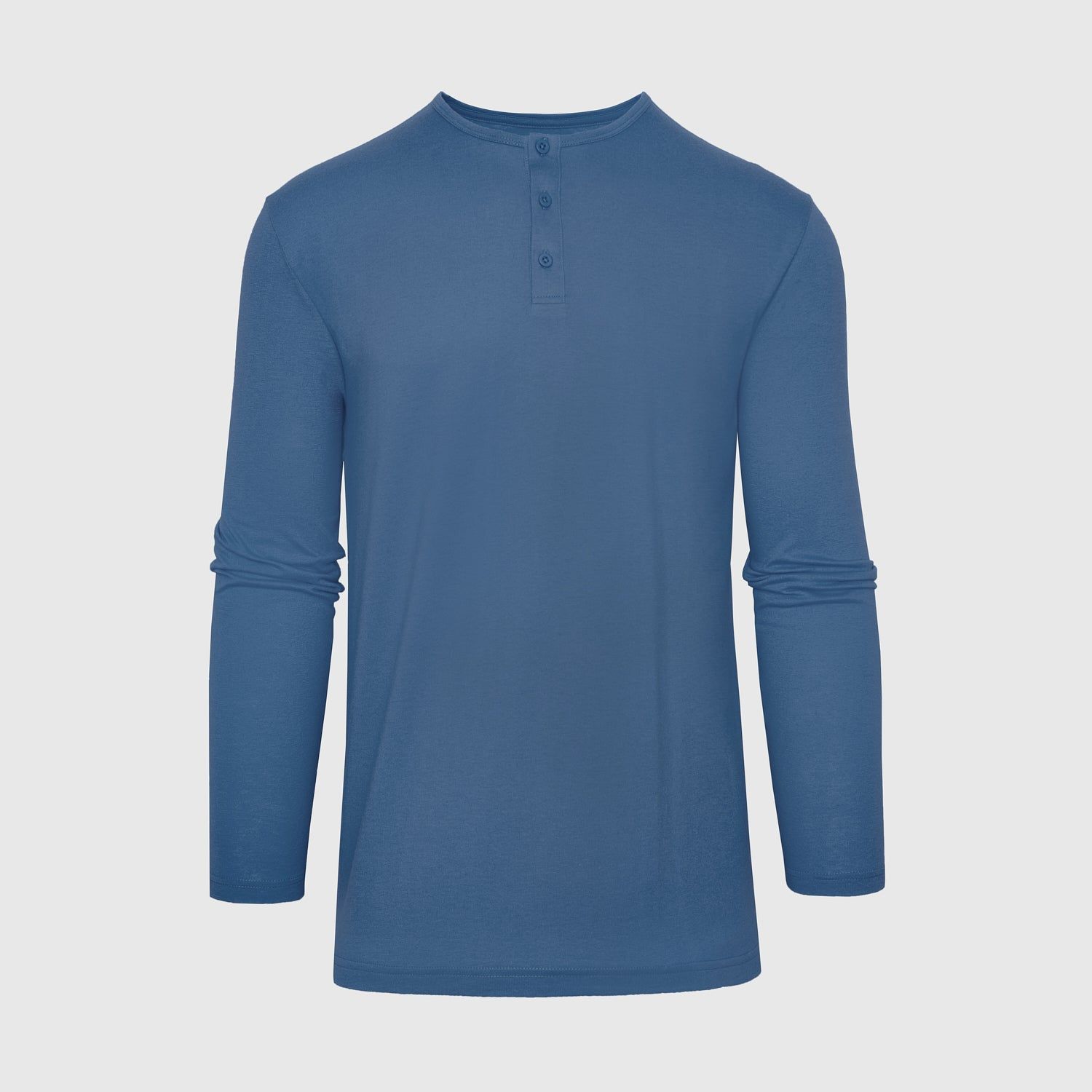 Stone Blue Long Sleeve Henley sold by True Classic product image thumbnail 2