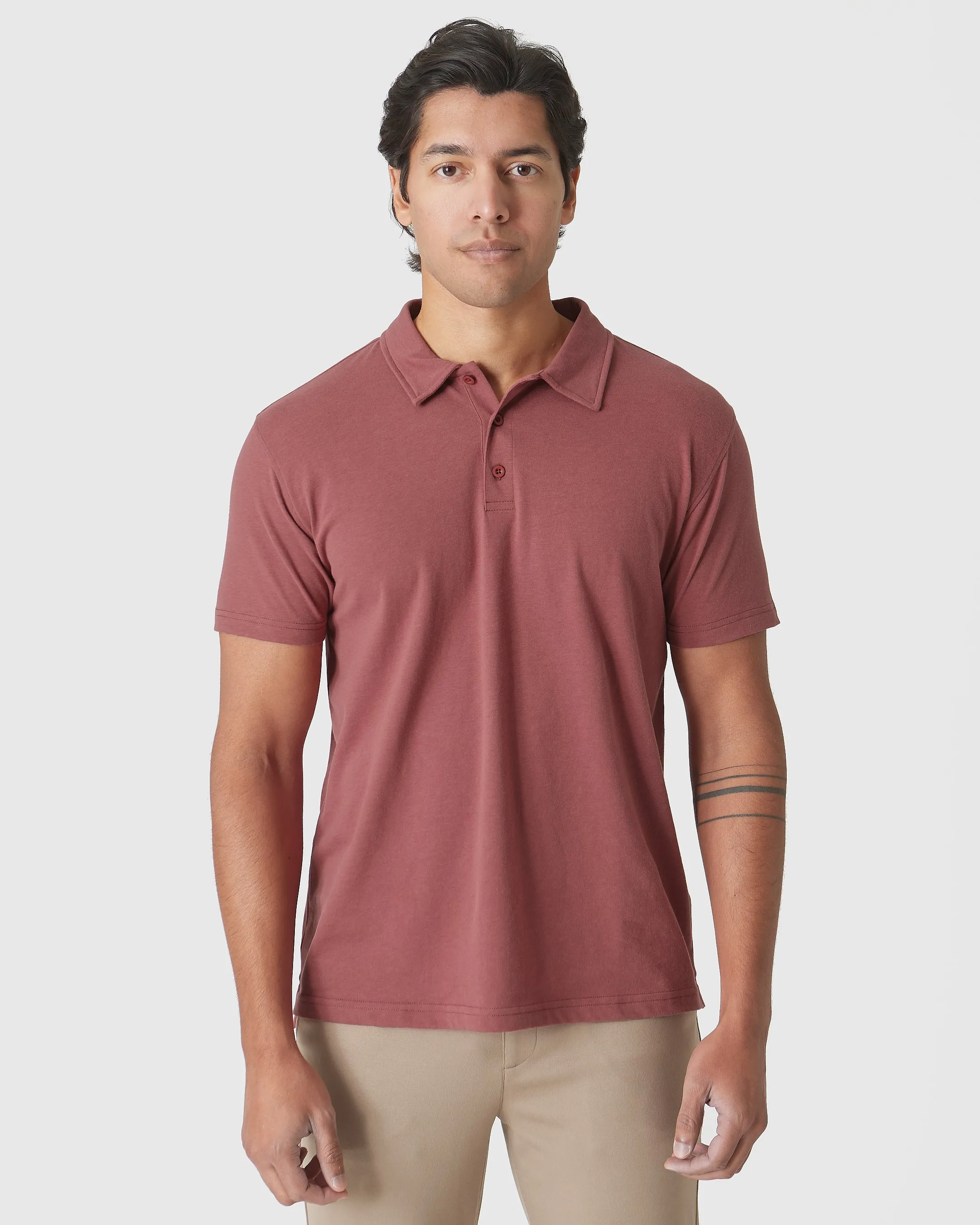 Rustic Apple Short Sleeve Polo sold by True Classic