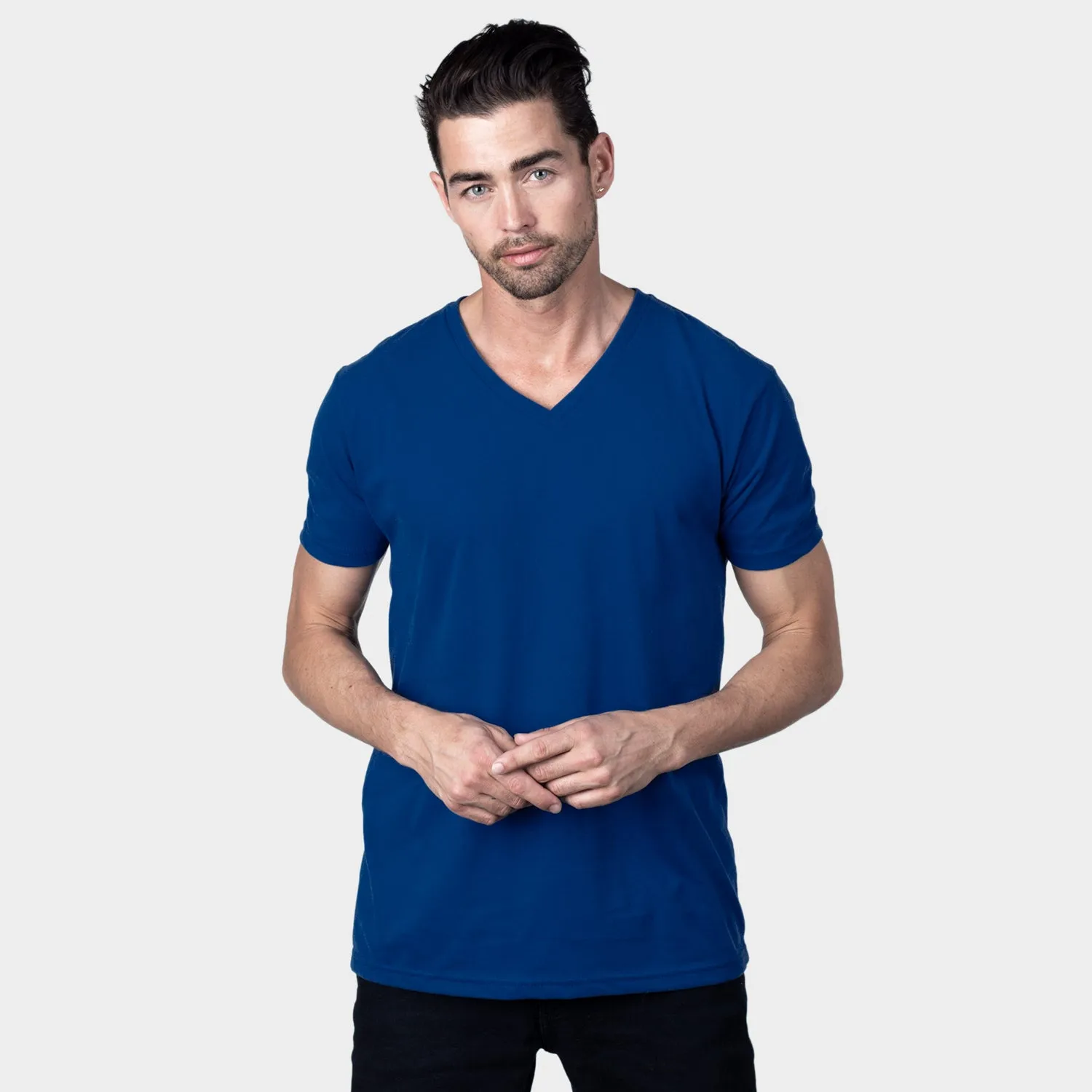 Cobalt V-Neck T-Shirt sold by True Classic