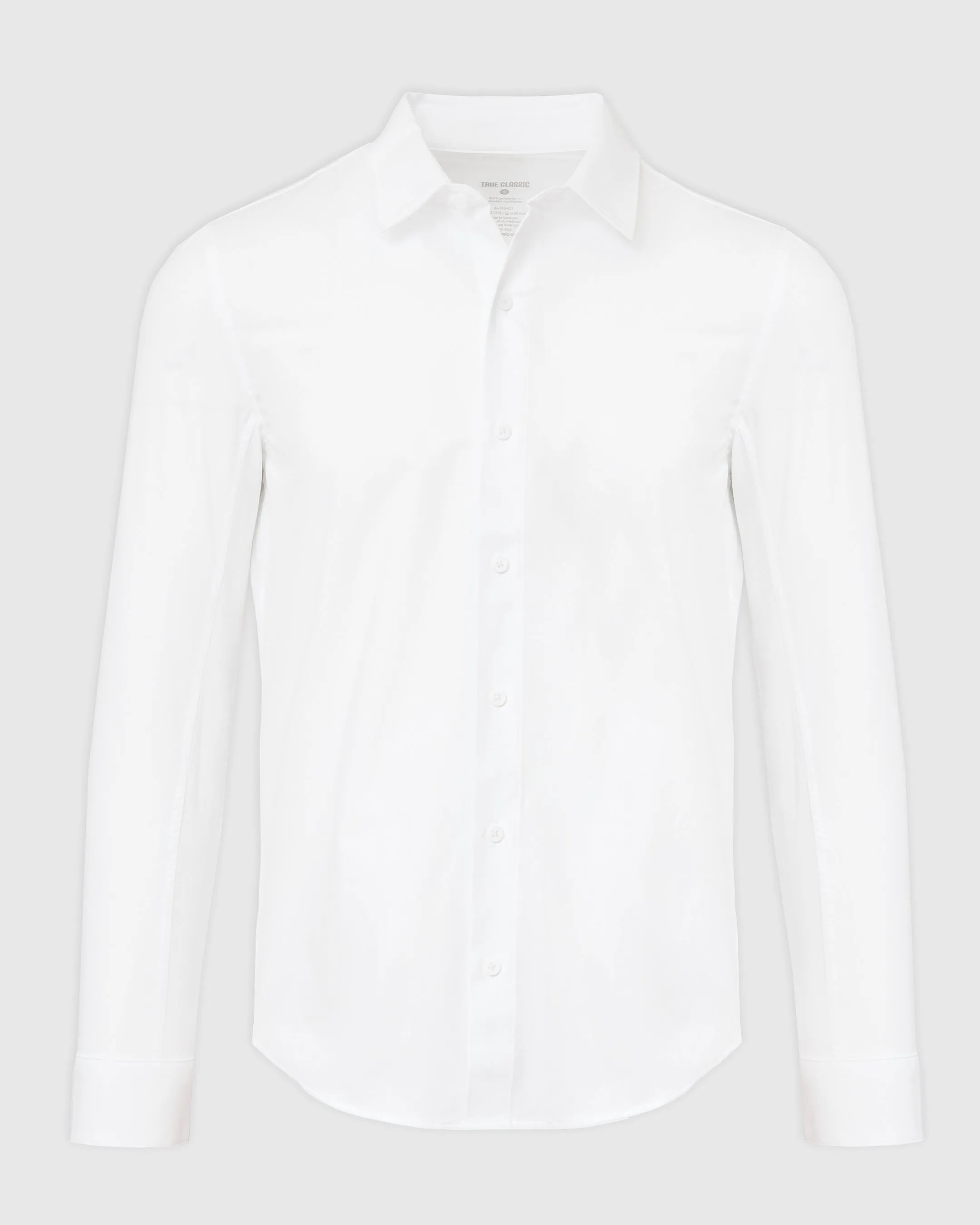 White Commuter Long Sleeve Shirt sold by True Classic product image thumbnail 2