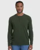 Dark Olive Long Sleeve Henley sold by True Classic
