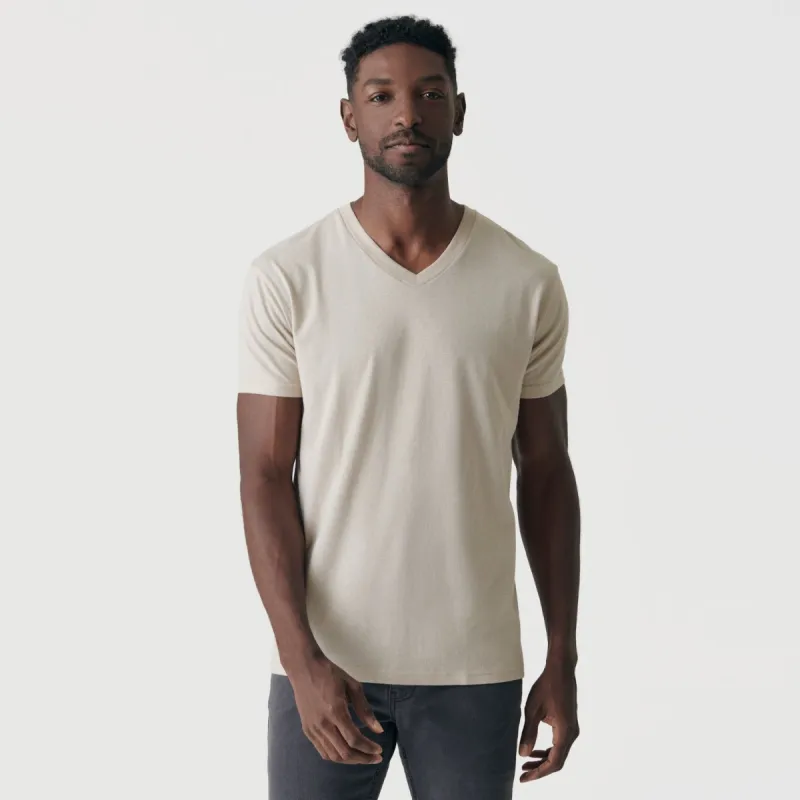 Sandstone V-Neck Tee sold by True Classic