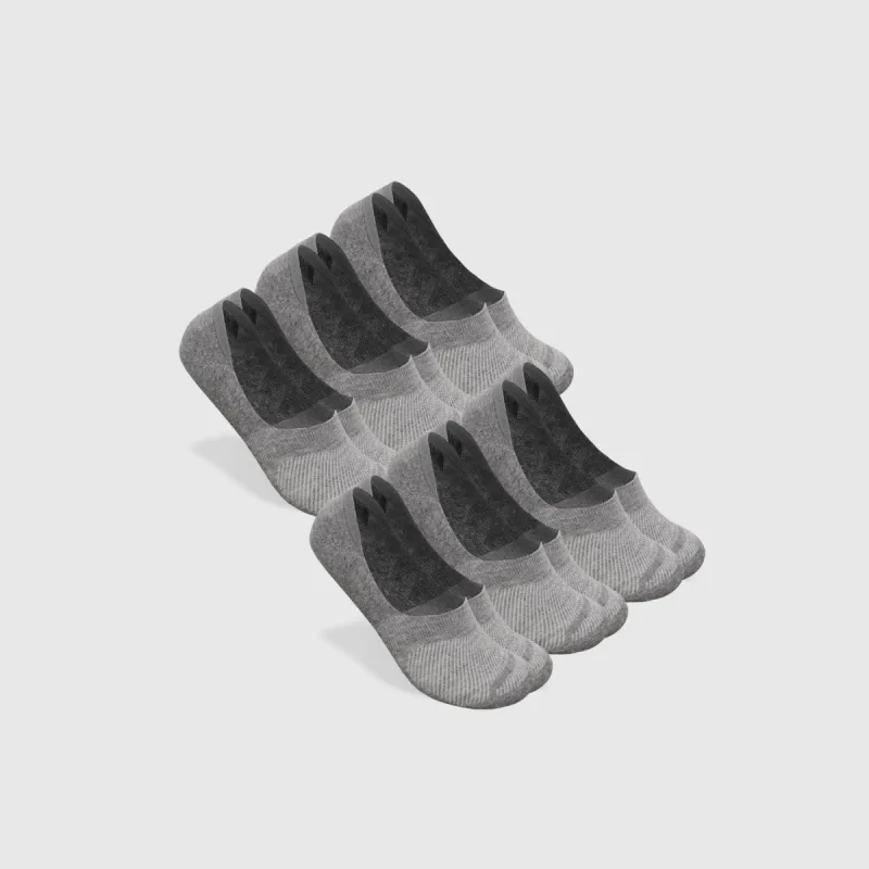 Heather Gray Never Show Socks 6-Pack sold by True Classic