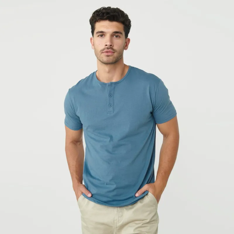 Bluestone Short Sleeve Henley sold by True Classic