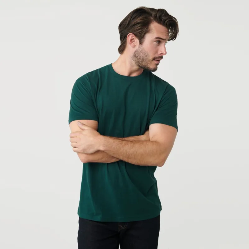 Emerald Crew Neck T-Shirt sold by True Classic