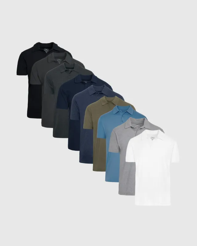 Essential Polo 9-Pack sold by True Classic