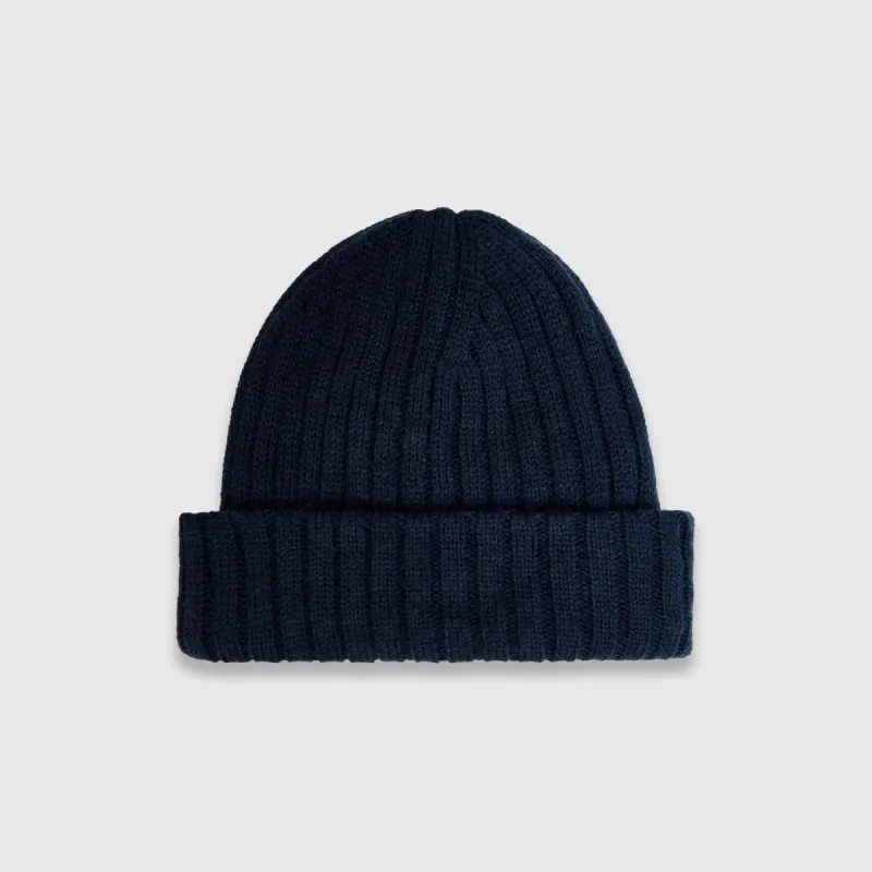 Navy Beanie sold by True Classic