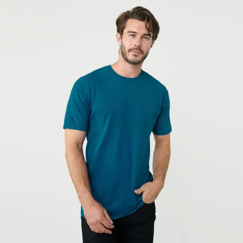 Teal Crew Neck T-Shirt sold by True Classic