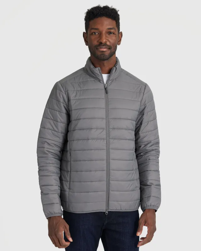 Gunmetal Puffer Jacket sold by True Classic