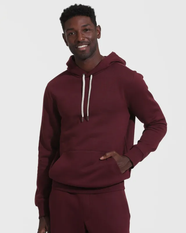 Mahogany Fleece French Terry Pullover Hoodie sold by True Classic