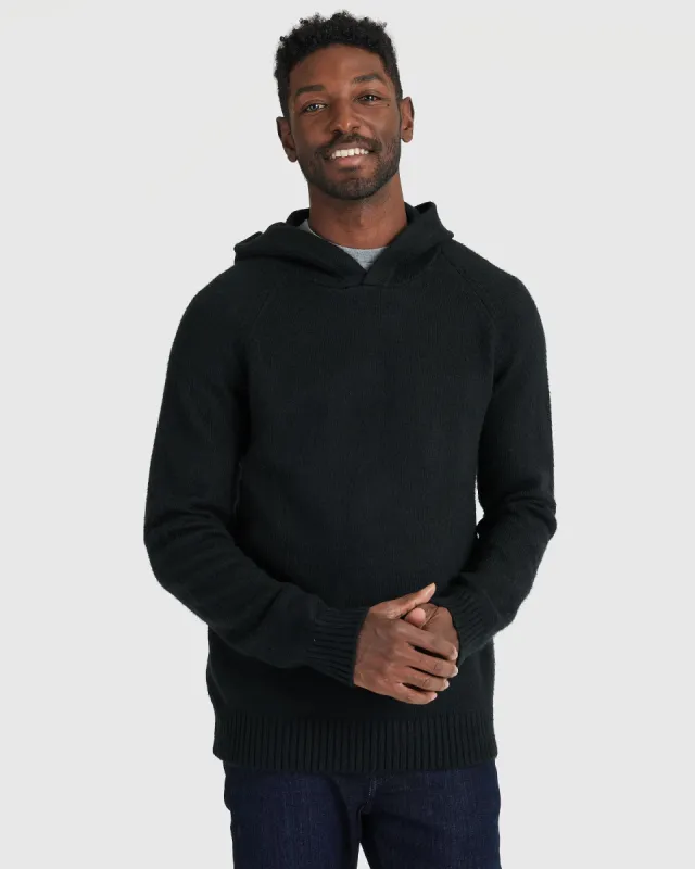 Black Sweater Hoodie sold by True Classic