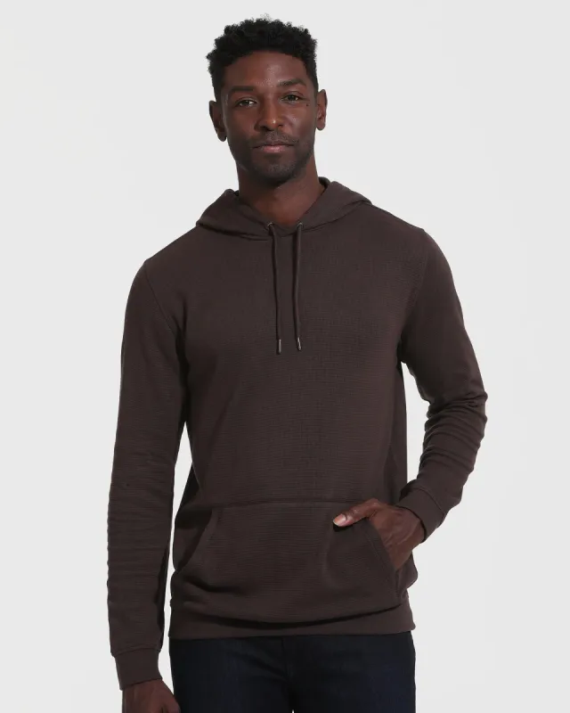 Dark Oak Waffle Hoodie sold by True Classic