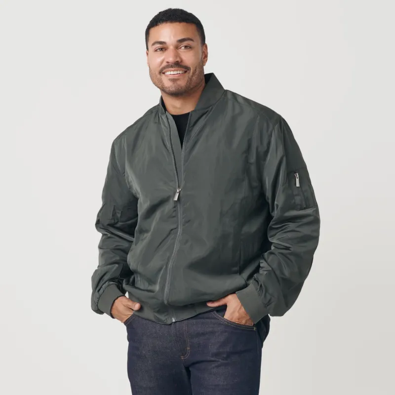 Carbon Bomber Jacket sold by True Classic