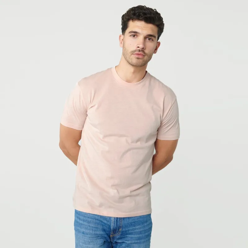 Dusty Pink Crew Neck T-Shirt sold by True Classic