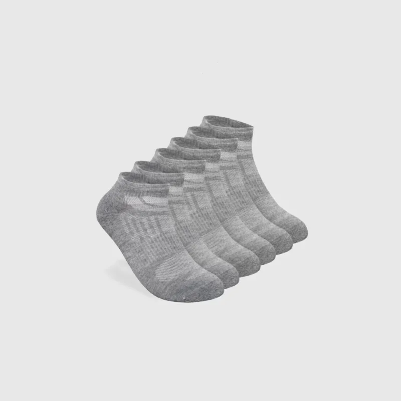 Heather Gray Ankle Socks 3-Pack sold by True Classic