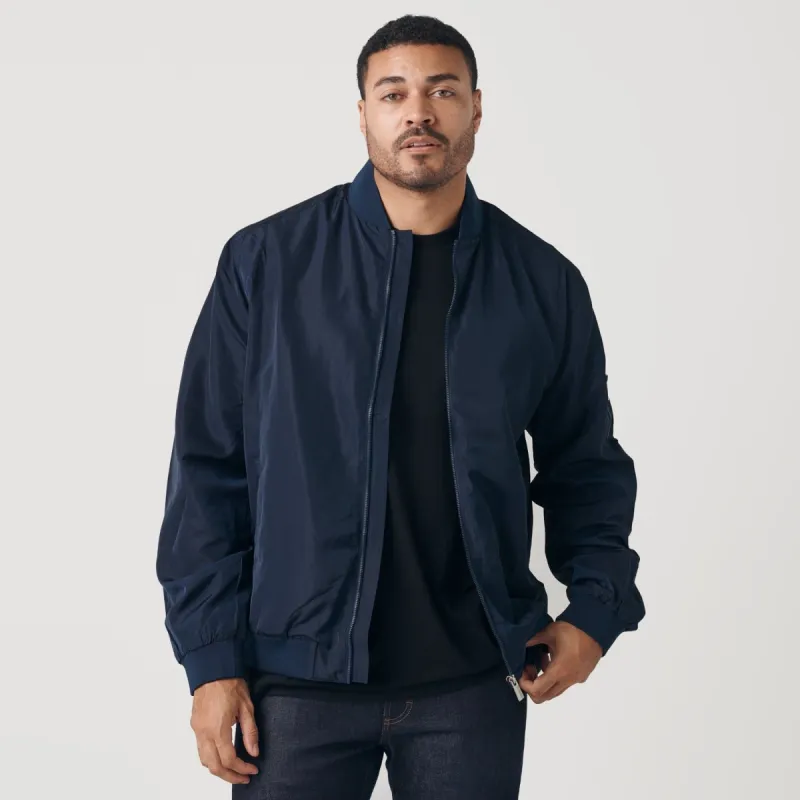 Navy Bomber Jacket sold by True Classic
