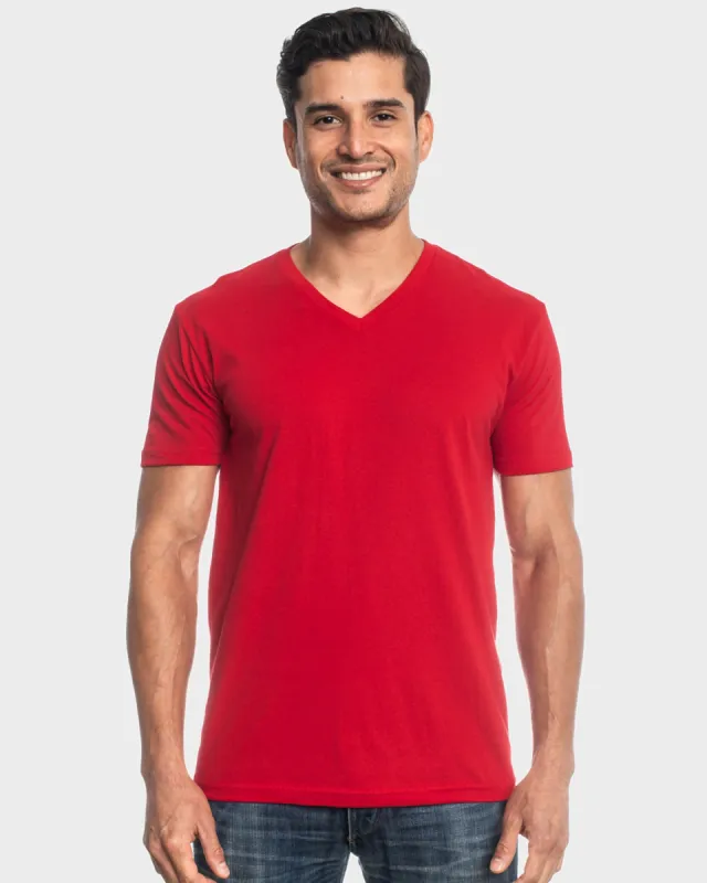 Red V-Neck T-Shirt sold by True Classic