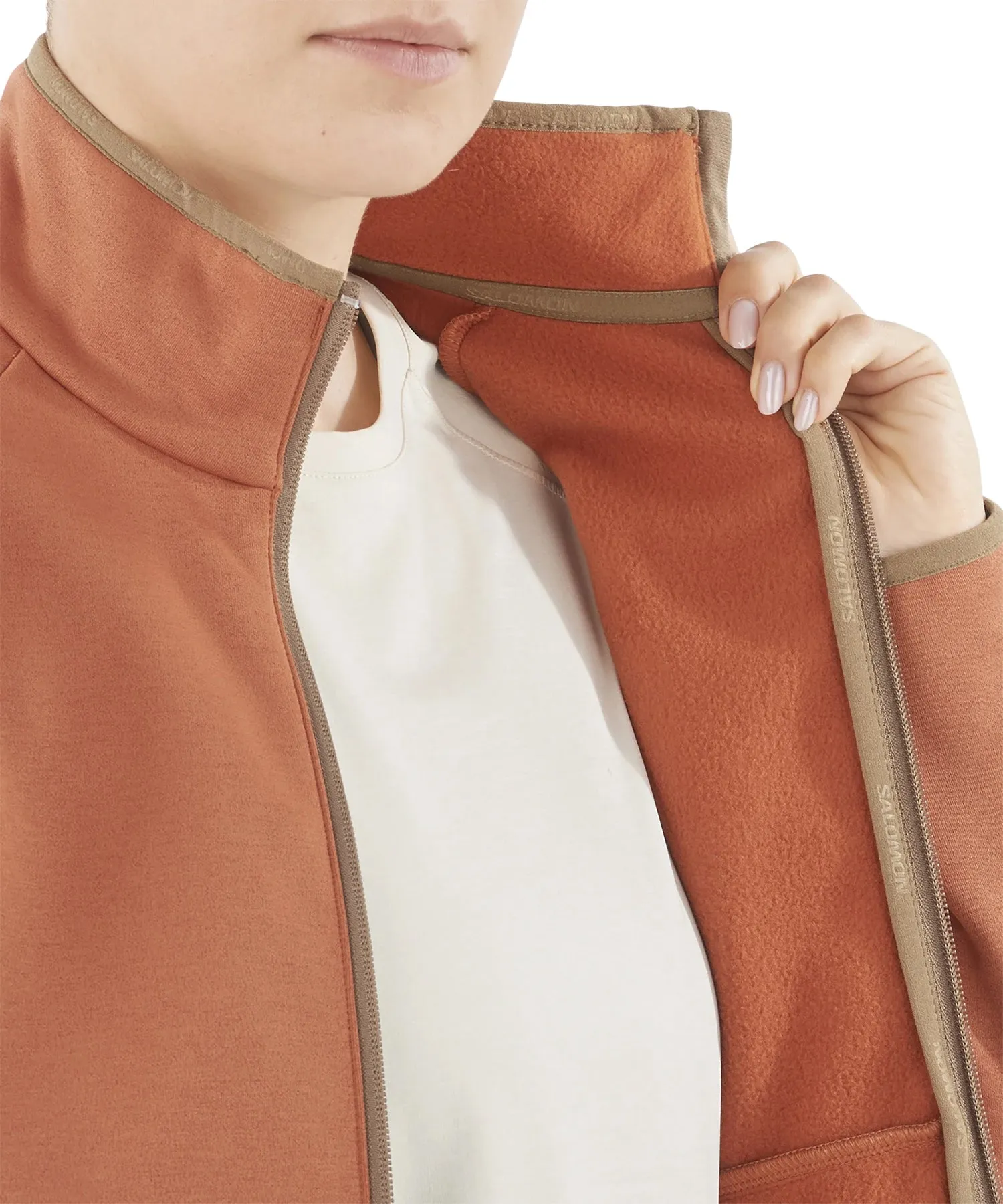 Essential Warm Full Zip Midlayer Jacket - Women's|-|Manteau à glissière pleine longueur couche intermédiaire Essential Warm - Femme sold by Altitude Sports product image thumbnail 4