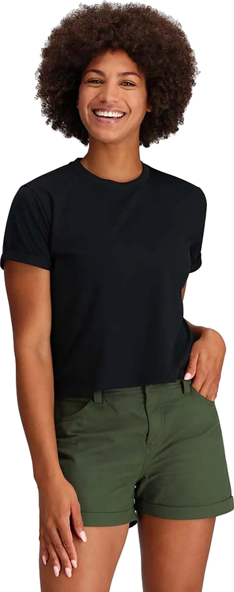 Essential Boxy Tee - Women's|-|T-shirt Essential Boxy - Femme sold by Altitude Sports product image thumbnail 2