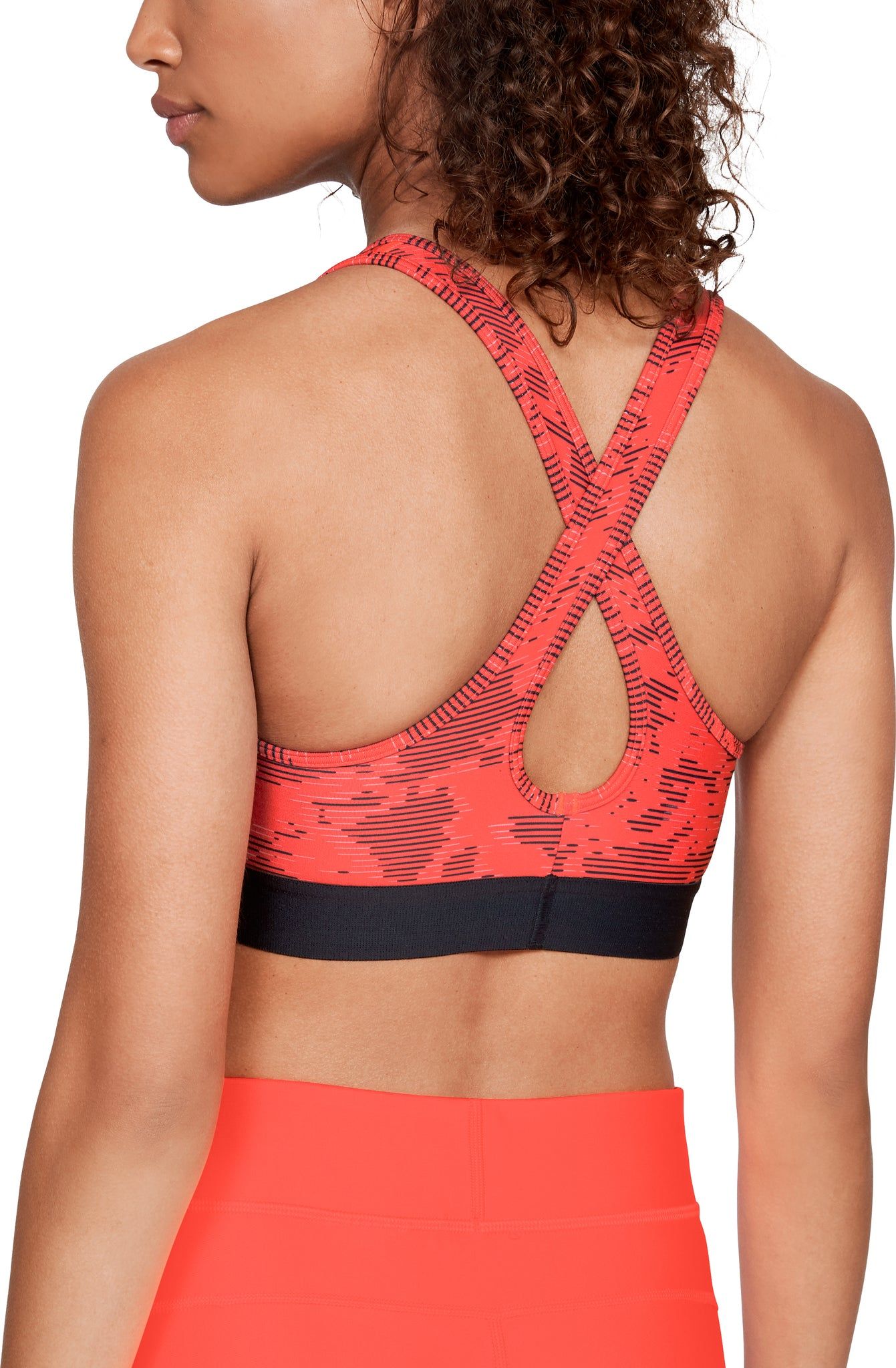 Women's Armour Mid Crossback Print Sport Bra|-|Soutien-gorge de sport Croisé au dos, imprimé Armour Mid Femme sold by Altitude Sports product image thumbnail 2