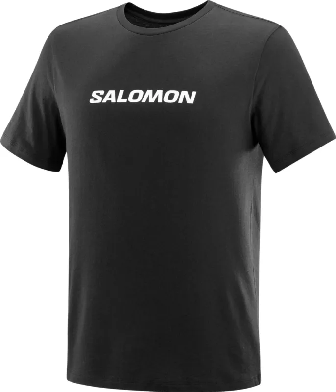 Salomon Logo Performance Short Sleeve T-Shirt - Men's|-|T-shirt à manches courtes Salomon Logo Performance - Homme sold by Altitude Sports