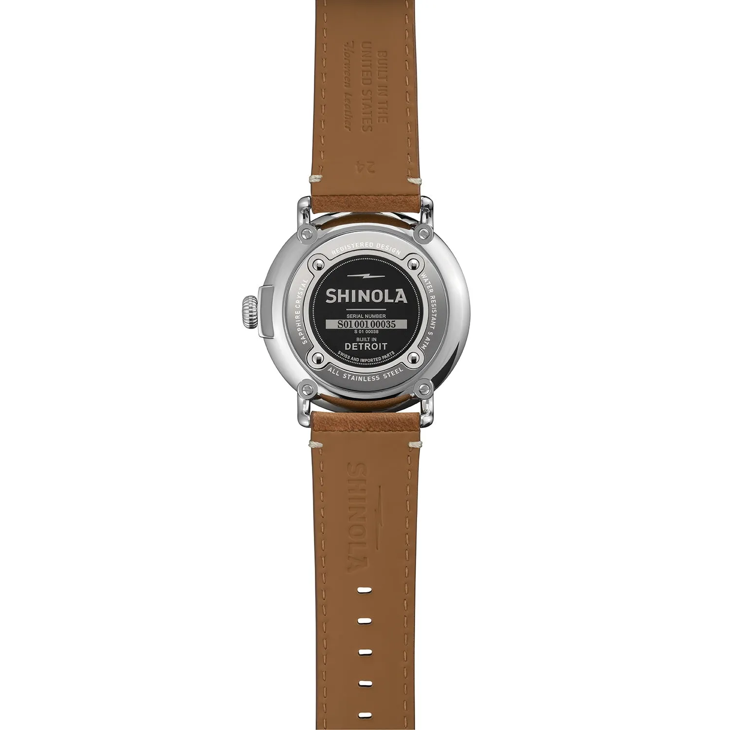 The Runwell 47mm - Tan Leather Strap + Green Dial Watch - Men's|-|Montre The Runwell 47mm - Bracelet en cuir Tan + Cadran Green - Homme sold by Altitude Sports product image thumbnail 2