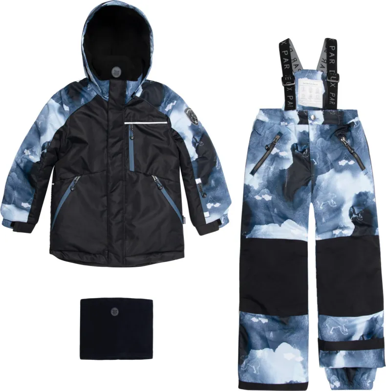Polar Bear Print Two Piece Snowsuit - Little Boy|-|Habit de neige deux pièces à imprimé ours polaire - Petit Garçon sold by Altitude Sports