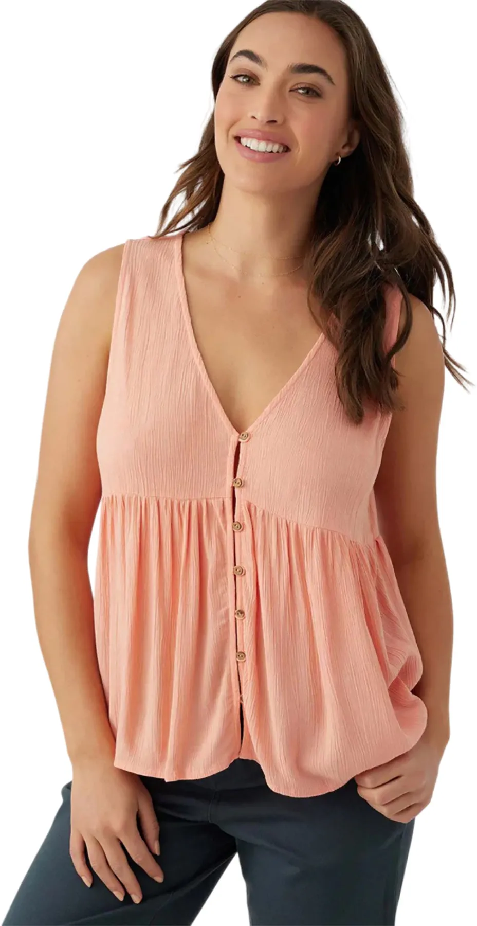 Chrystie Solid Short Sleeve Woven Top - Women’s|-|Haut à manches courtes Chrystie Solid - Femme sold by Altitude Sports product image thumbnail 5