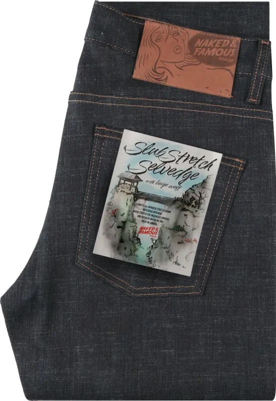 Super Guy - Slub Stretch Selvedge with Beige Weft - Men's|-|Jeans Super Guy - Slub Stretch Selvedge with Beige Weft - Homme sold by Altitude Sports