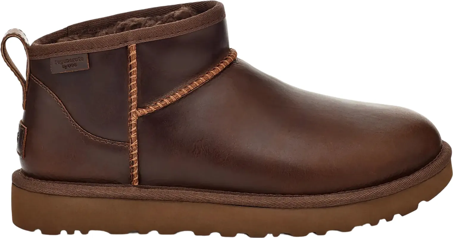 Classic Ultra Mini LTHR Regen Boots - Women's|-|Bottes Classic Ultra Mini LTHR Regen - Femme made by UGG