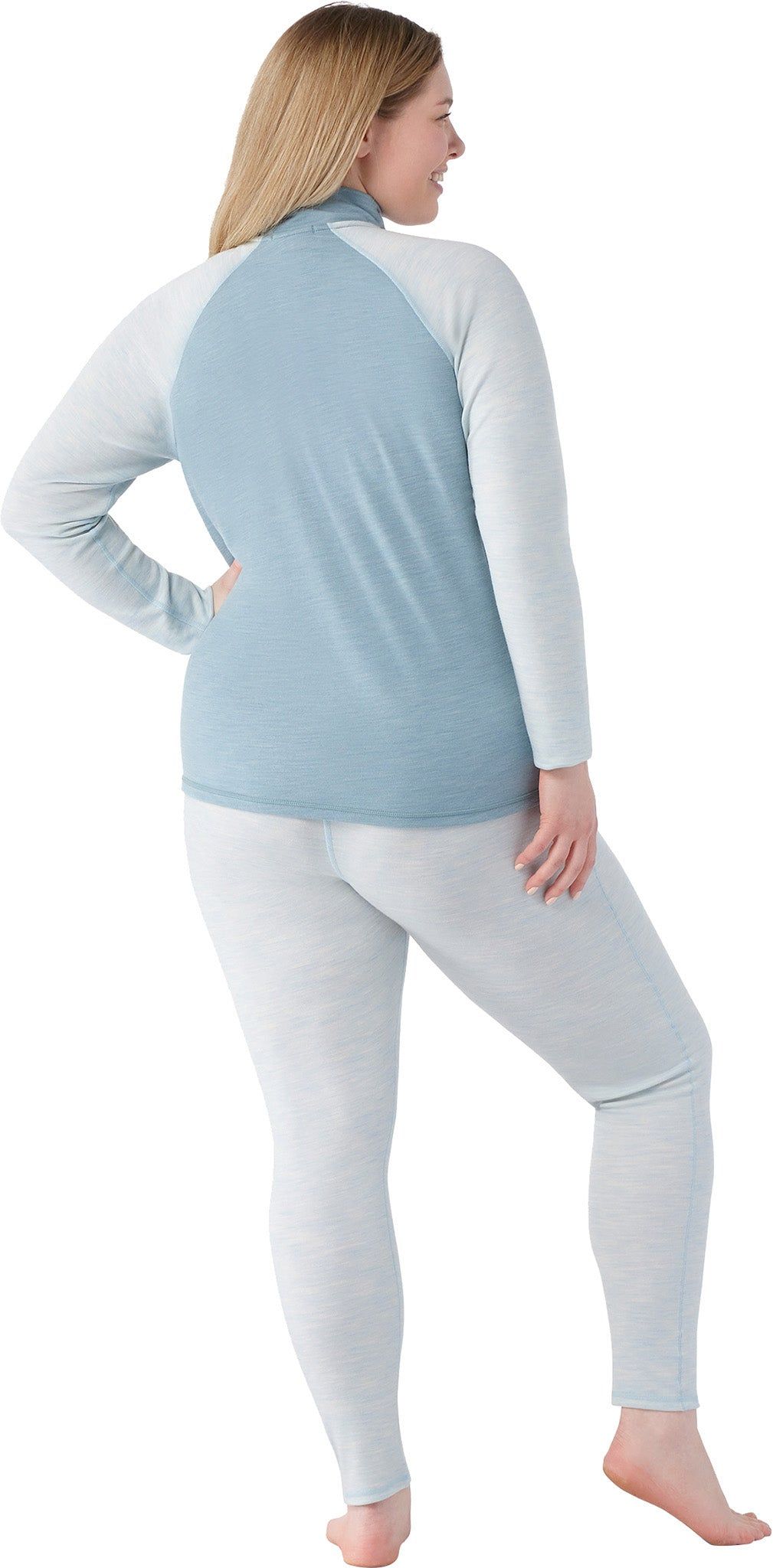 Classic Thermal Merino Plus Size 1/4 Zip Base Layer - Women's|-|Couche de base à glissière 1/4 thermique en laine mérinos classique grande taille - Femme sold by Altitude Sports product image thumbnail 5