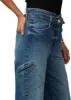 Cleo Ultra-High Rise Cargo Jeans - Women's|-|Jean cargo à taille ultra-haute Cleo - Femme sold by Altitude Sports