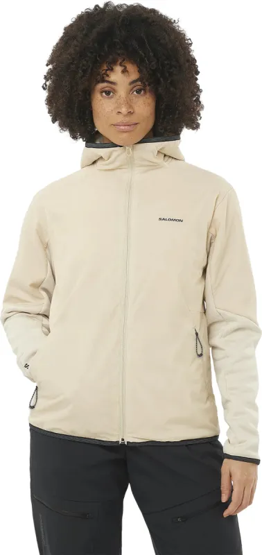 Outline Hybrid Warm Midlayer Jacket Hoodie - Women's|-|Chandail à capuchon couche intermédiaire chaud hybride Outline - Femme made by Salomon