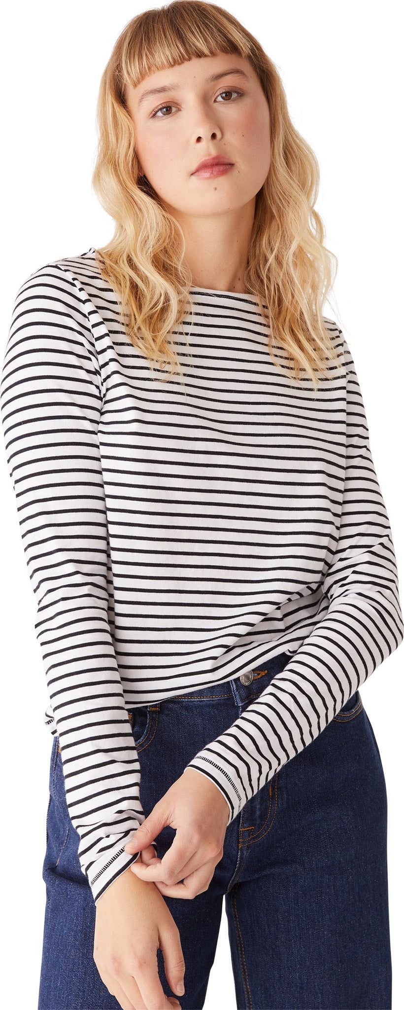 Striped Long Sleeve T-Shirt - Women's|-|T-shirt rayé à manches longues - Femme sold by Altitude Sports product image thumbnail 3