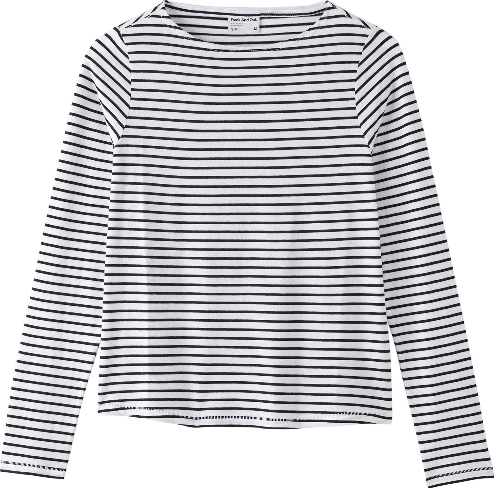 Striped Long Sleeve T-Shirt - Women's|-|T-shirt rayé à manches longues - Femme sold by Altitude Sports