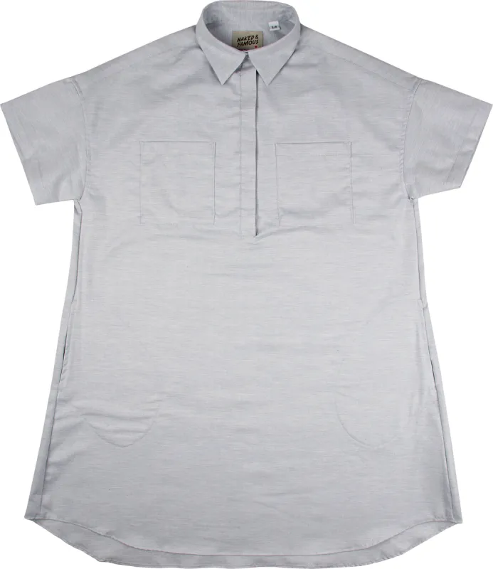 Tunic Shirt - Real Fruit Dyed Oxford Blueberry - Women's|-|Chemise Tunic - Real Fruit Dyed Oxford Blueberry - Femme sold by Altitude Sports